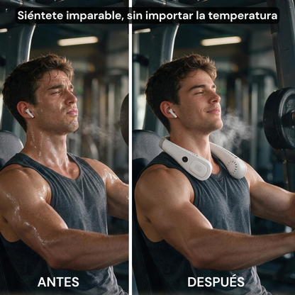 Tu Aire Personal 360° Ajustable y Manos Libres Todo el Día